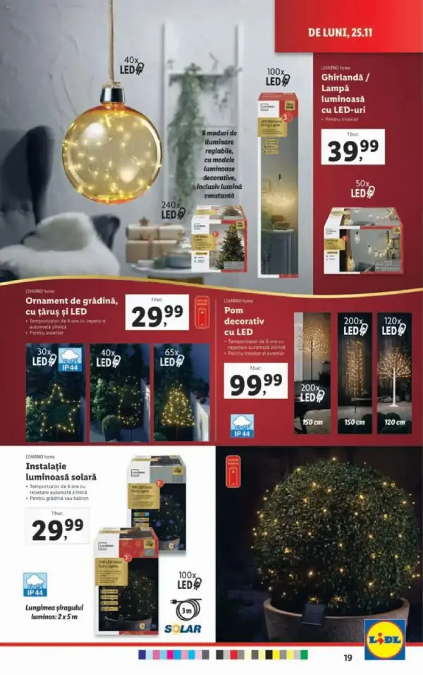 Cataloage Lidl: Ofertă actuală din 25.11.2024 - 25.11. 01.12. oferte - 25-11-2024 - 01-12-2024.