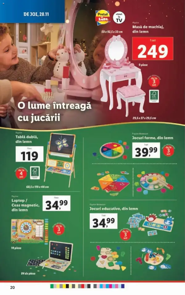 Cataloage Lidl: Ofertă actuală din 25.11.2024 - 25.11. 01.12. oferte - 25-11-2024 - 01-12-2024.