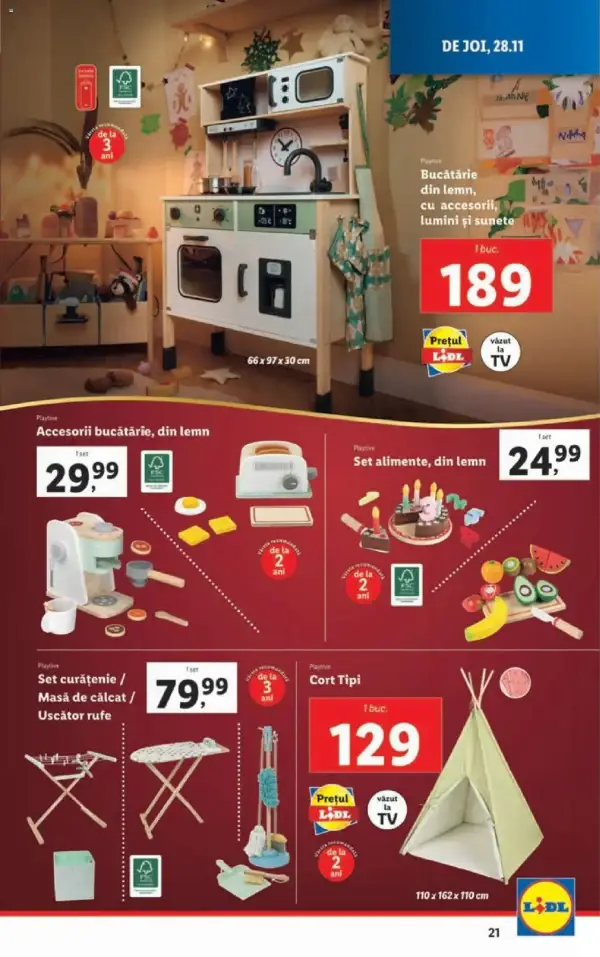 Cataloage Lidl: Ofertă actuală din 25.11.2024 - 25.11. 01.12. oferte - 25-11-2024 - 01-12-2024.