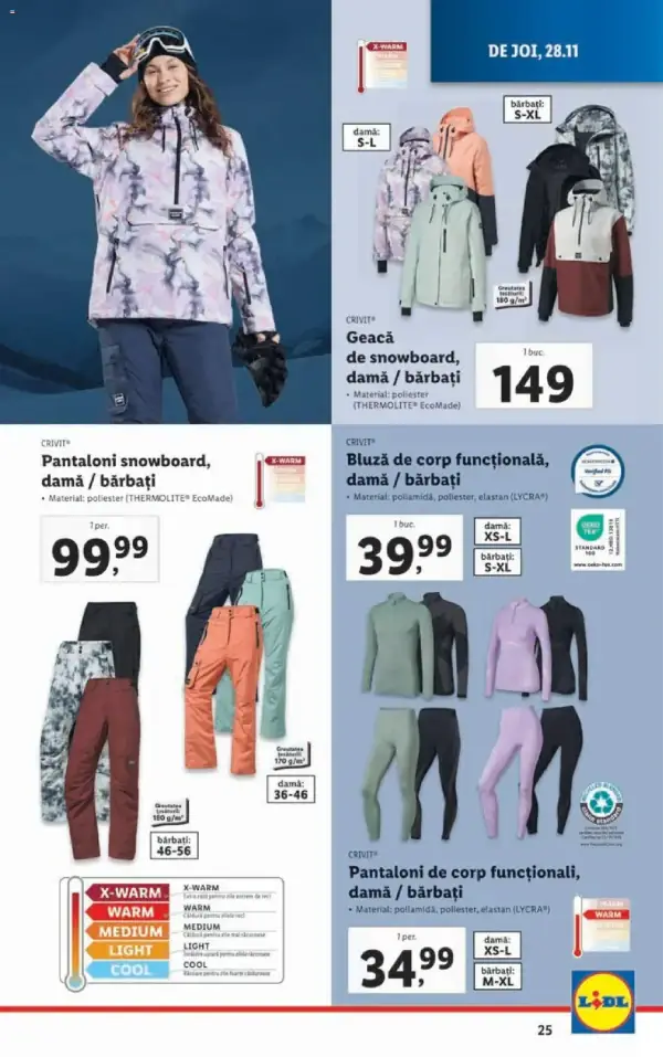 Cataloage Lidl: Ofertă actuală din 25.11.2024 - 25.11. 01.12. oferte - 25-11-2024 - 01-12-2024.