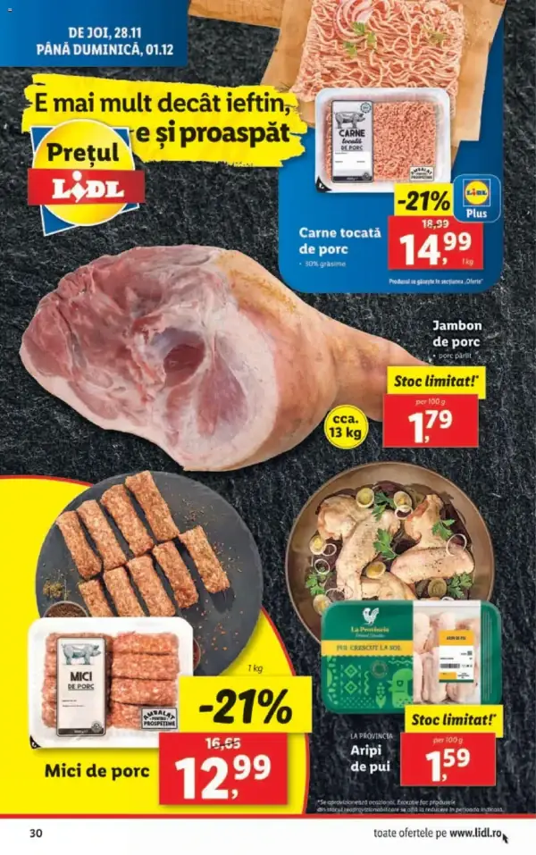 Cataloage Lidl: Ofertă actuală din 25.11.2024 - 25.11. 01.12. oferte - 25-11-2024 - 01-12-2024.