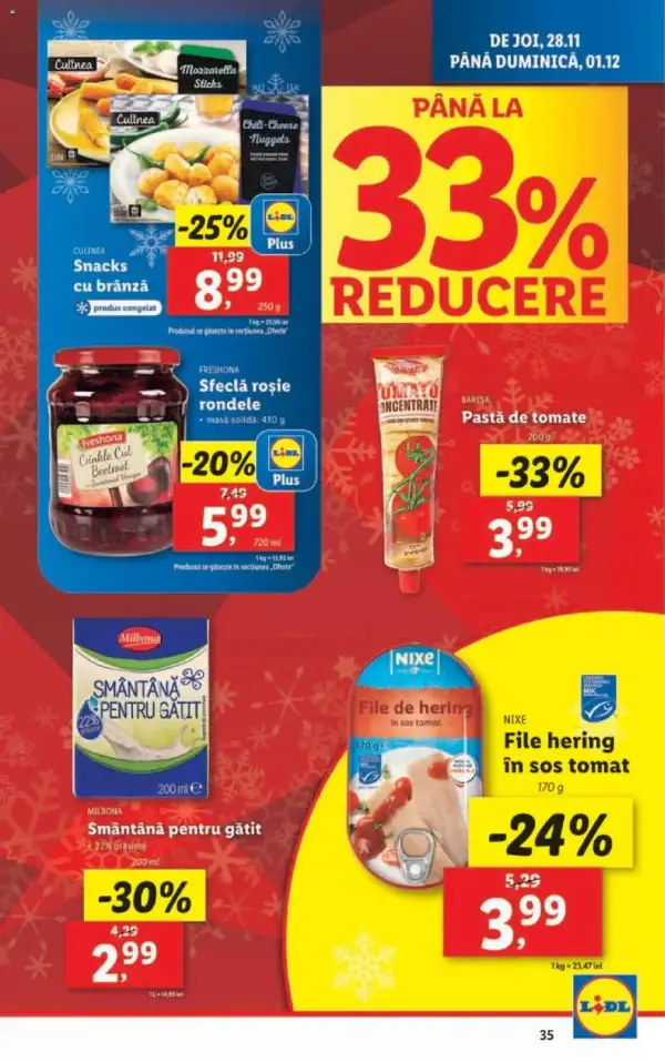 Cataloage Lidl: Ofertă actuală din 25.11.2024 - 25.11. 01.12. oferte - 25-11-2024 - 01-12-2024.