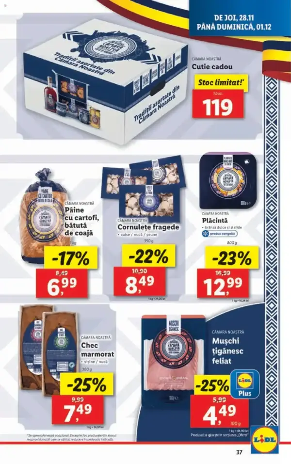 Cataloage Lidl: Ofertă actuală din 25.11.2024 - 25.11. 01.12. oferte - 25-11-2024 - 01-12-2024.