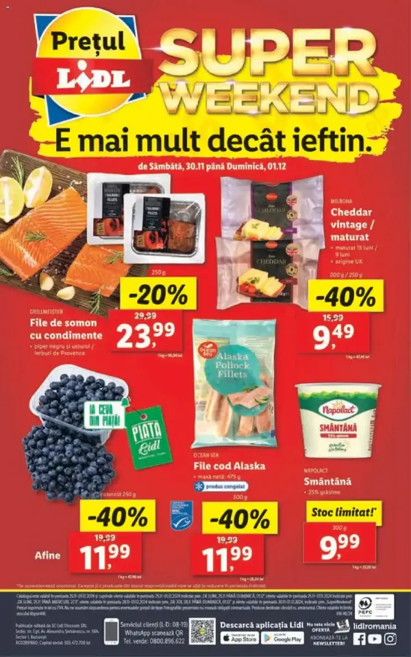 Cataloage Lidl: Ofertă actuală din 25.11.2024 - 25.11. 01.12. oferte - 25-11-2024 - 01-12-2024.