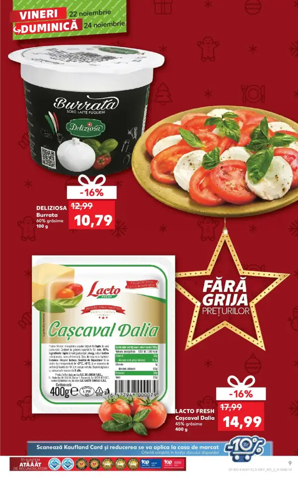 Cataloage Kaufland: Ofertă actuală din 22.11.2024 - Revista "Călărași" - 22-11-2024 - 24-11-2024.