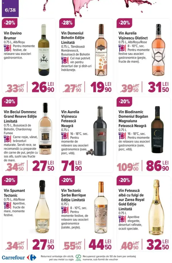 Cataloage Carrefour: Ofertă actuală din 20.11.2024 - "Catalog Special Vinuri" - 20-11-2024 - 03-12-2024.