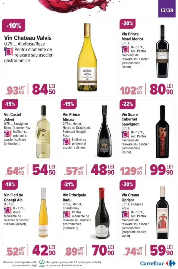 Cataloage Carrefour: Ofertă actuală din 20.11.2024 - "Catalog Special Vinuri" - 20-11-2024 - 03-12-2024.