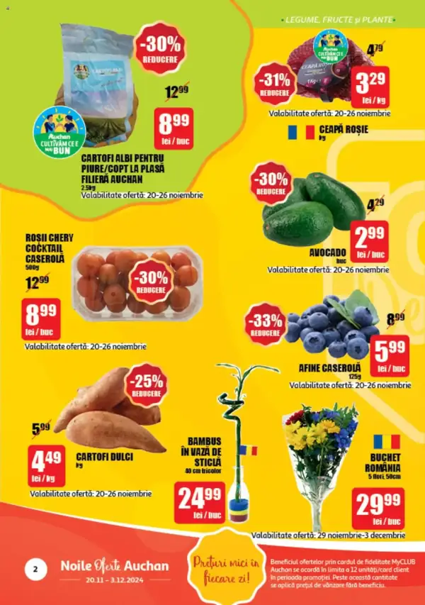 Cataloage Auchan: Ofertă actuală din 20.11.2024 - 20.11. 03.12. oferte - 20-11-2024 - 03-12-2024.