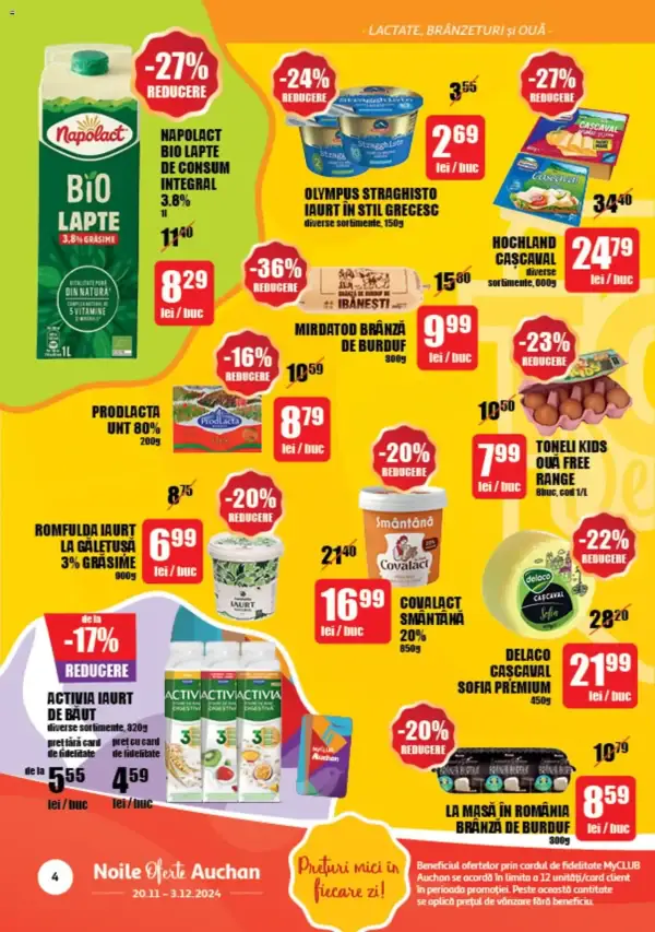 Cataloage Auchan: Ofertă actuală din 20.11.2024 - 20.11. 03.12. oferte - 20-11-2024 - 03-12-2024.