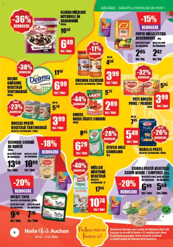 Cataloage Auchan: Ofertă actuală din 20.11.2024 - 20.11. 03.12. oferte - 20-11-2024 - 03-12-2024.