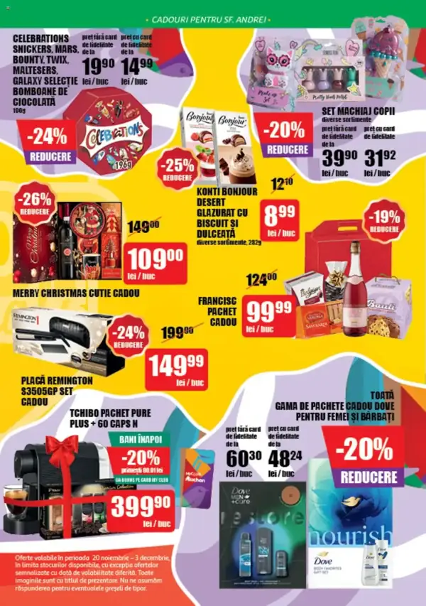 Cataloage Auchan: Ofertă actuală din 20.11.2024 - 20.11. 03.12. oferte - 20-11-2024 - 03-12-2024.