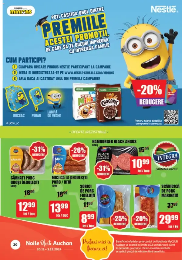 Cataloage Auchan: Ofertă actuală din 20.11.2024 - 20.11. 03.12. oferte - 20-11-2024 - 03-12-2024.