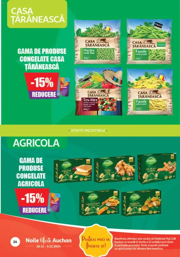 Cataloage Auchan: Ofertă actuală din 20.11.2024 - 20.11. 03.12. oferte - 20-11-2024 - 03-12-2024.