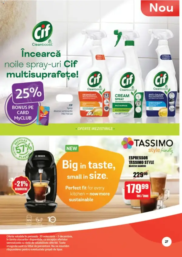 Cataloage Auchan: Ofertă actuală din 20.11.2024 - 20.11. 03.12. oferte - 20-11-2024 - 03-12-2024.