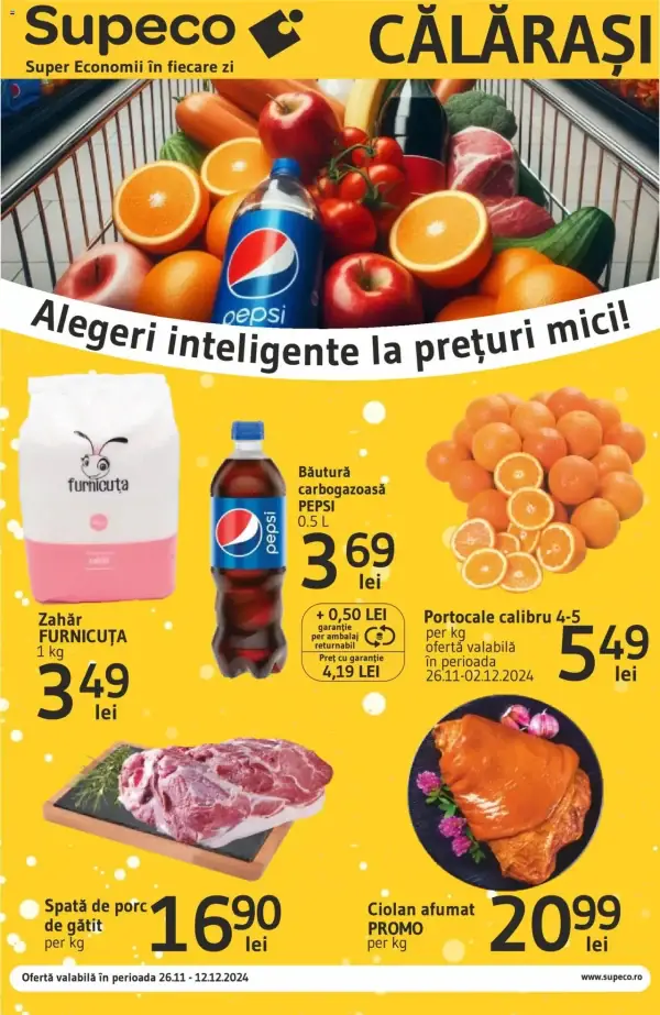 Cataloage Supeco: Ofertă actuală din 26.11.2024 - Călărași - 26-11-2024 - 12-12-2024.