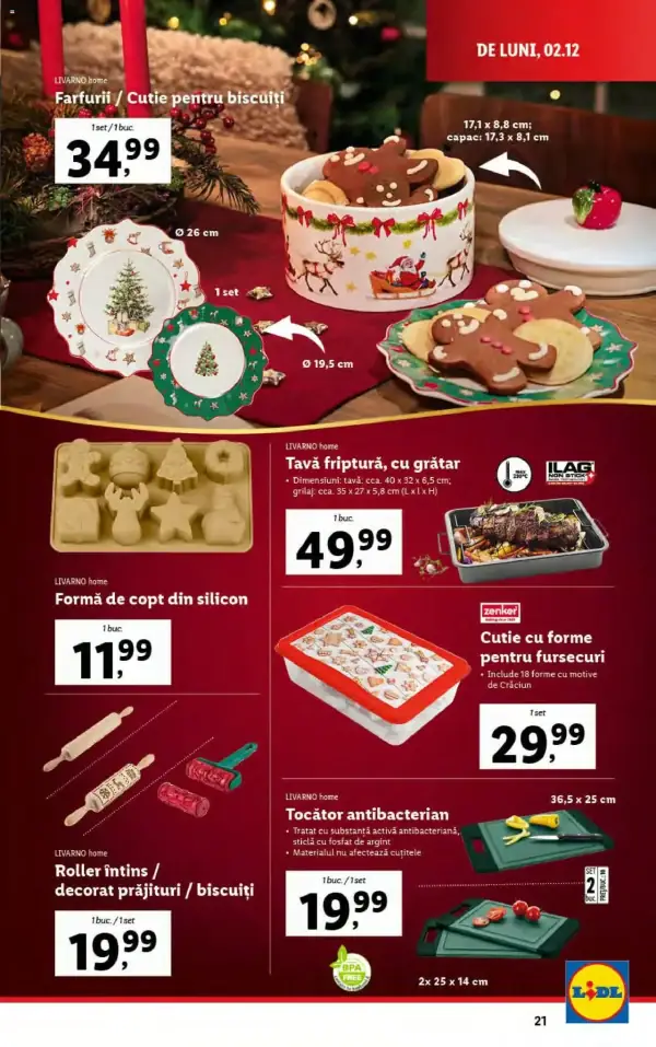 Cataloage Lidl: Ofertă actuală din 02.12.2024 - 02.12. 08.12. oferte - 02-12-2024 - 08-12-2024.