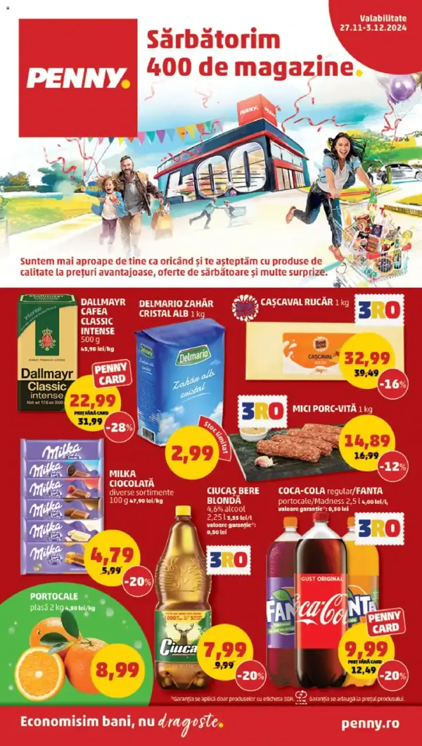 Cataloage PENNY: Ofertă actuală din 27.11.2024 - 27.11. 03.12. oferte - 27-11-2024 - 03-12-2024.