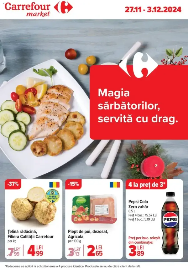 Cataloage Carrefour: Ofertă actuală din 27.11.2024 - 27-11-2024 - 10-12-2024.