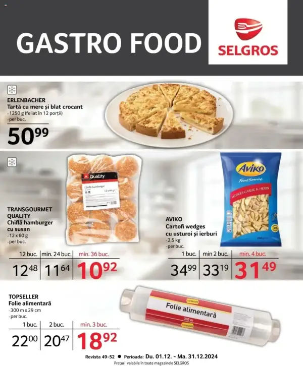 Cataloage Selgros: Ofertă actuală din 01.12.2024 - 01.12. 31.12. oferte - 01-12-2024 - 31-12-2024.