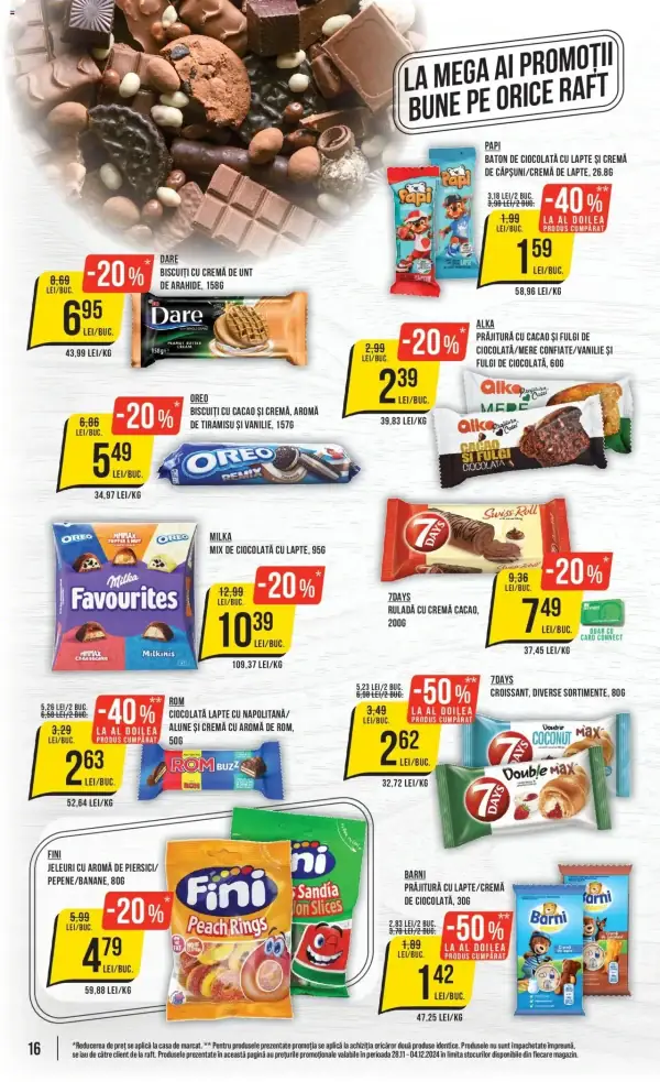 Cataloage Mega Image: Ofertă actuală din 28.11.2024 - 28.11. 04.12. oferte - 28-11-2024 - 04-12-2024.