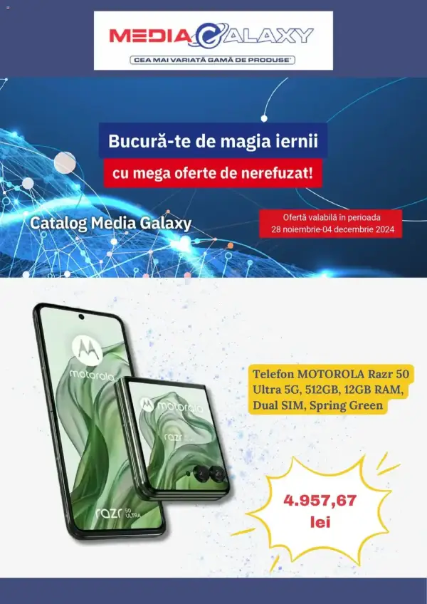 Cataloage Media Galaxy: Ofertă actuală din 28.11.2024 - Oferte electrocasnice - 28-11-2024 - 04-12-2024.