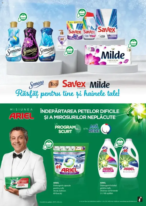 Cataloage Mega Image: Ofertă actuală din 28.11.2024 - 28.11.2024 01.01.2025 oferte - 28-11-2024 - 01-01-2025.