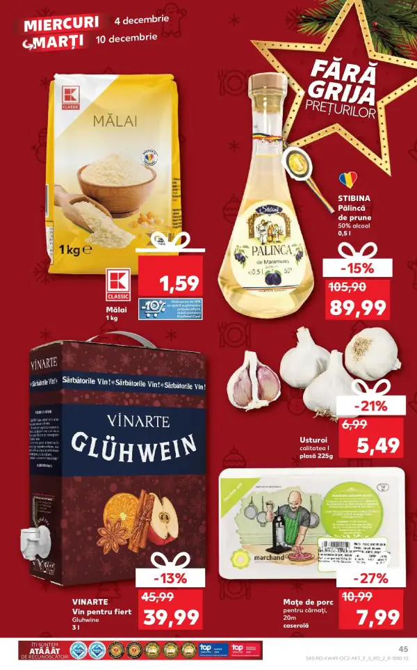 Cataloage Kaufland: Ofertă actuală din 03.12.2024 - Revista "Catalog Kaufland până în data de 08.12.2024" - 03-12-2024 - 08-12-2024.