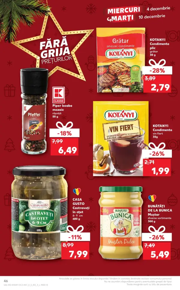 Cataloage Kaufland: Ofertă actuală din 03.12.2024 - Revista "Catalog Kaufland până în data de 08.12.2024" - 03-12-2024 - 08-12-2024.