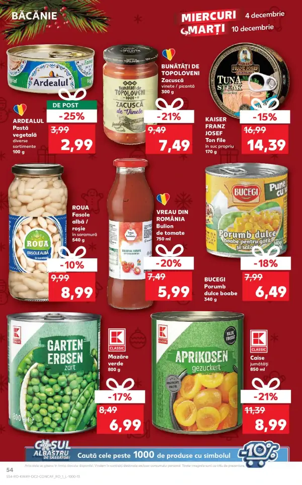 Cataloage Kaufland: Ofertă actuală din 03.12.2024 - Revista "Catalog Kaufland până în data de 08.12.2024" - 03-12-2024 - 08-12-2024.