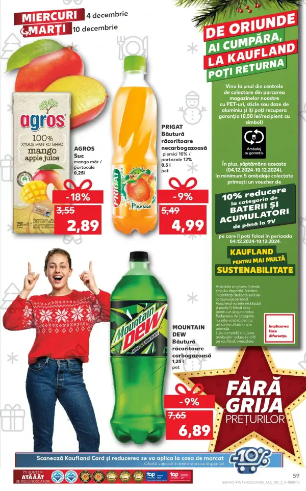 Cataloage Kaufland: Ofertă actuală din 03.12.2024 - Revista "Catalog Kaufland până în data de 08.12.2024" - 03-12-2024 - 08-12-2024.