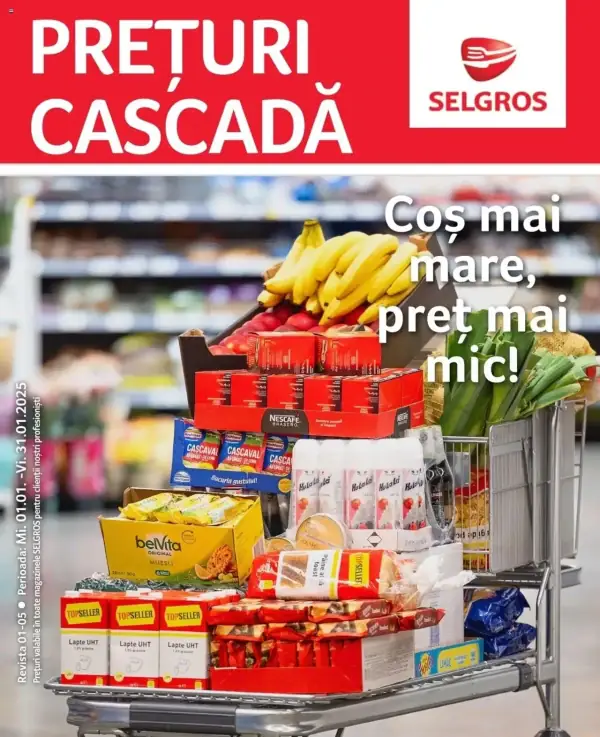 Cataloage Selgros: Ofertă actuală din 01.01.2025 - Prețuri Cascadă - 01-01-2025 - 31-01-2025.