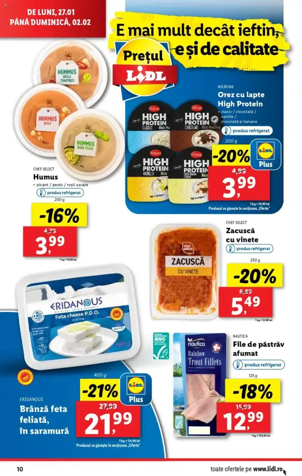 Cataloage Lidl: Ofertă actuală din 27.01.2025 - Oferta produse - 27-01-2025 - 02-02-2025.