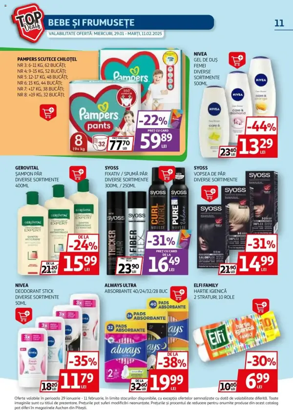 Cataloage Auchan: Ofertă actuală din 29.01.2025 - Oferte și revista - 29-01-2025 - 11-02-2025.