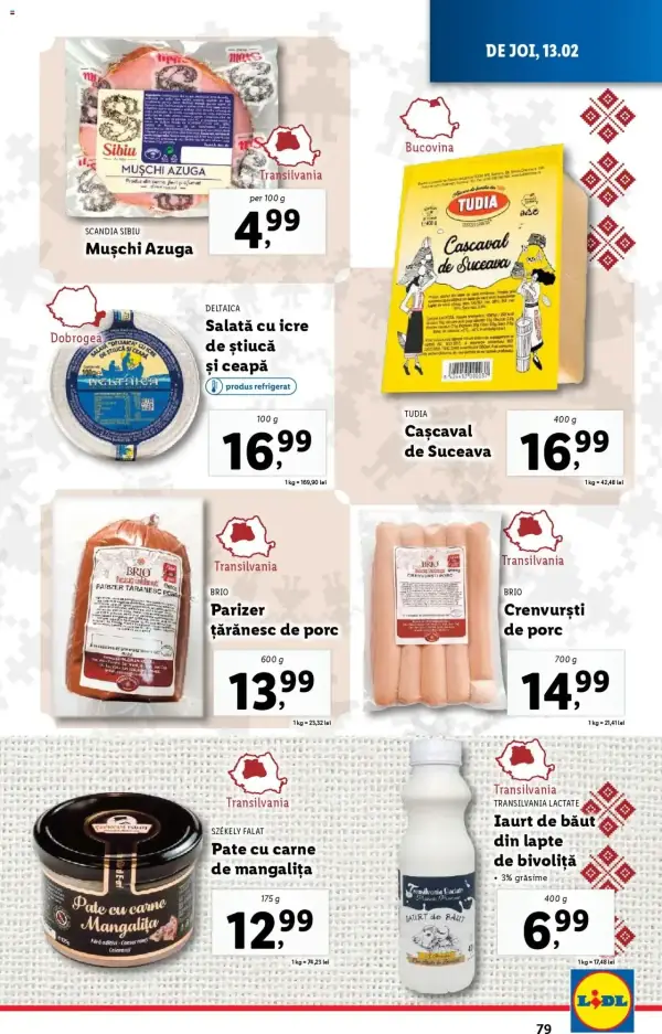 Cataloage Lidl: Ofertă actuală din 10.02.2025 - Oferta produse - 10-02-2025 - 16-02-2025.