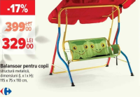 Balansoar pentru copii structură metalică 115 x 75 x 110 cm