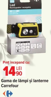 Carrefour Gama de lămpi și lanterne