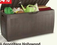 Ladă depozitare Hollywood volum 270 L, maro