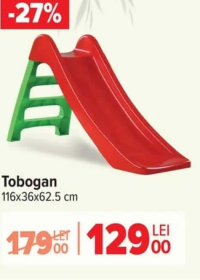 Tobogan 116x36x62.5 cm