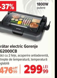 Gorenje TG2000CB Grătar electric