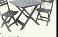 Set mobilier "Club" masă 80x72x70 cm + 2 scaune
