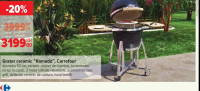 Carrefour Gratar ceramic "Kamado" 53 cm