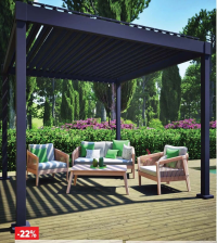Carrefour Pergolă "Toscana" 3x3x2.4M