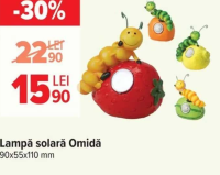 Lampă solară Omidă 90x55x110 mm