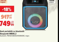 Blaupunkt MB06.2 Boxă portabilă cu bluetooth