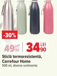 Carrefour Home Sticlă termorezistentă 500 ml