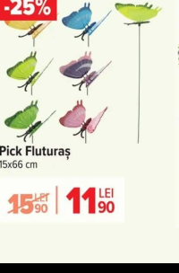 Pick Fluturaș 15x66 cm