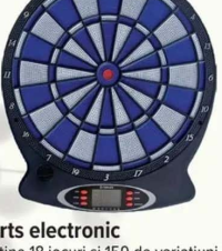 Darts electronic conține 18 jocuri și 159 de variațiuni de joc