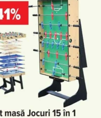 Set masă Jocuri 15 în 1 123.6x77x81.6 cm