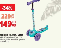 Disney Stitch Troținetă cu 3 roți