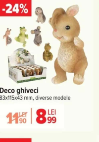 Deco ghiveci 83x115x43 mm, diverse modele